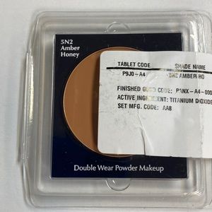 New Estée Lauder Double Wear Powder Makeup in 5N2 AMBER HONEY Tester
